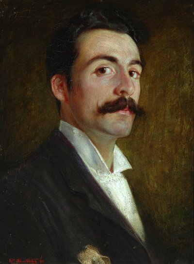 Self Portrait at the Age of 23 Years, 1895 by William Shackleton